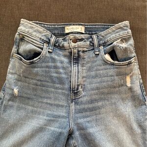 Abercrombie & Fitch The Super Skinny Ankle High Rise Curve Love